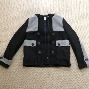 Thread & supply black and grey coat!